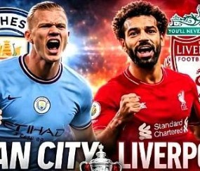 央视直播：足总杯1/4淘汰赛，曼城vs利物浦，哈兰德pk萨拉赫